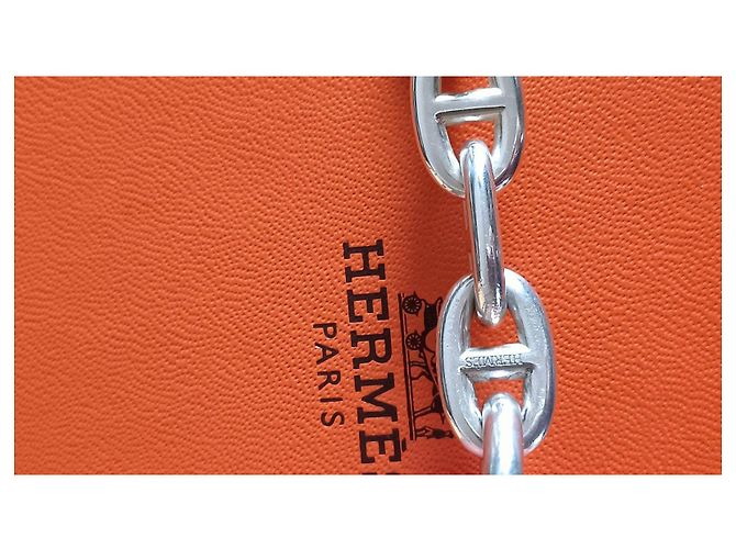 Chaîne d'ancre Bracciale Hermès Chaine d'Ancre in Argento - vista 5