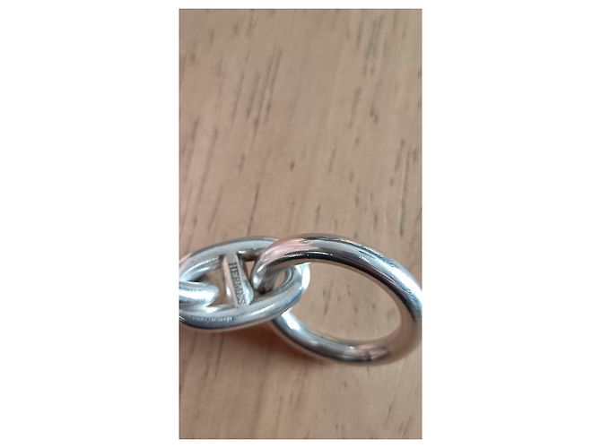 Chaîne d'ancre Bracciale Hermès Chaine d'Ancre in Argento - vista 7