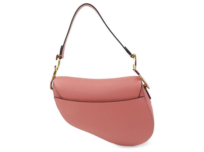Christian Dior Saddle Mini in pelle ricamata e stampata - vista 2