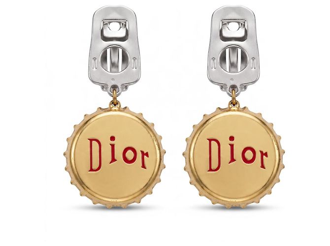 Set di gioielli Christian Dior Bottle Cap Collana e Orecchini - vista 3