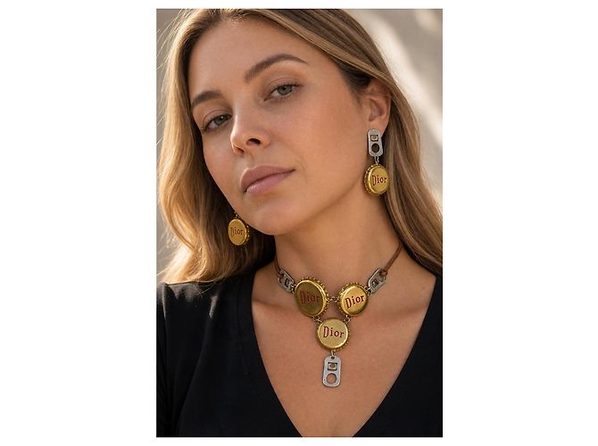 Set di gioielli Christian Dior Bottle Cap Collana e Orecchini - vista 5