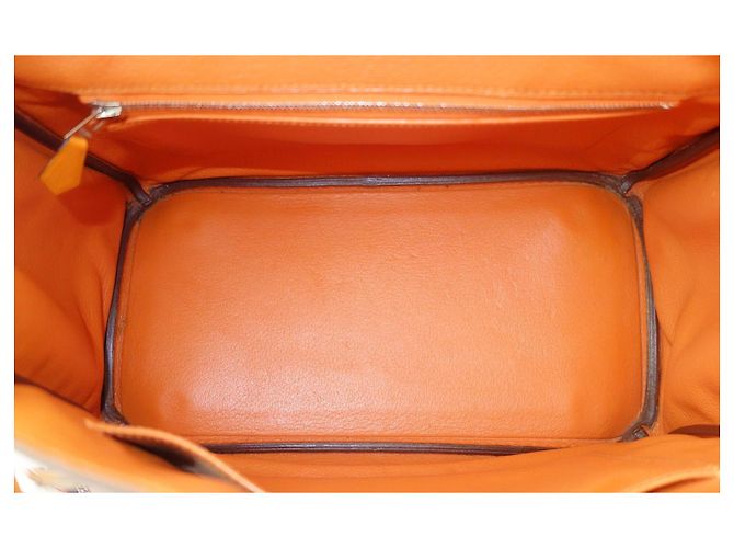 Borsa Hermès Birkin 30 Epsom Orange - vista 14