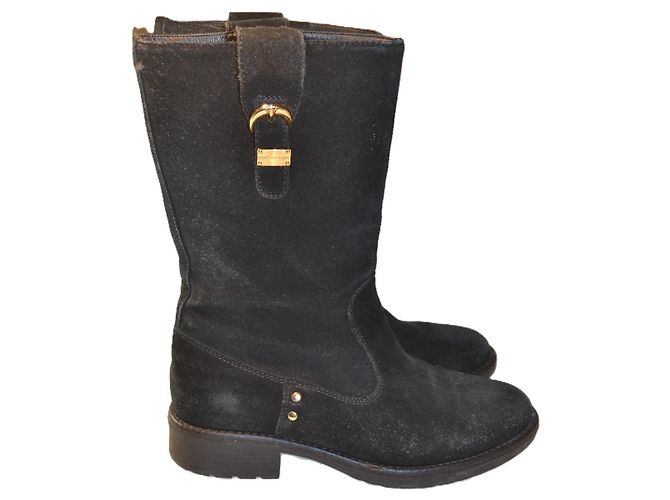 Dolce & Gabbana Botines de Ante Negro - vista 2