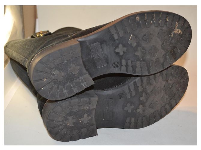 Dolce & Gabbana Botines de Ante Negro - vista 6
