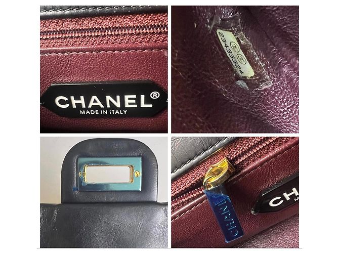 Chanel 2.55 Reissue Mini Hanger Borsa Nera - vista 11
