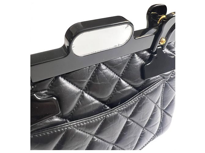 Chanel 2.55 Reissue Mini Hanger Borsa Nera - vista 8