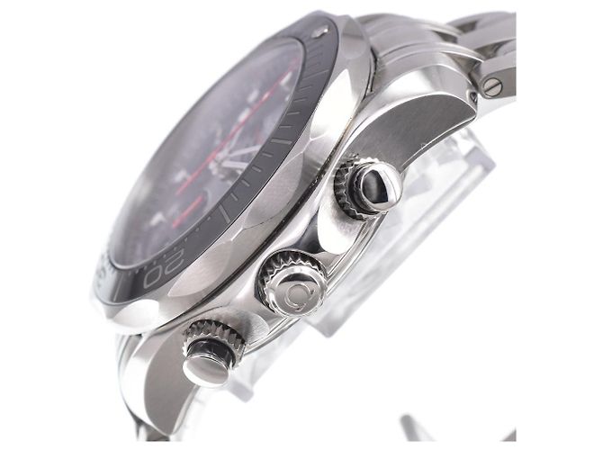 Omega Seamaster Diver 300M Chronometer Chronograph Automatic Stainless Steel 41 - vista 3