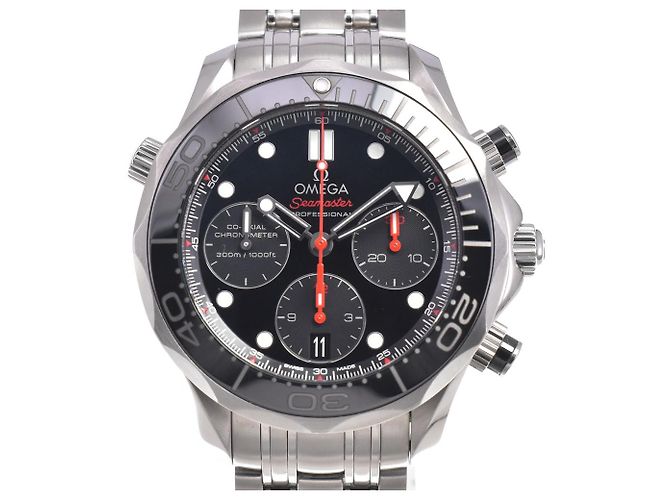 Omega Seamaster Diver 300M Chronometer Chronograph Automatic Stainless Steel 41 - vista 4