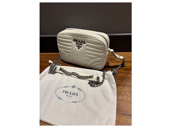 Prada Diagramme Borsa a Tracolla - vista 9