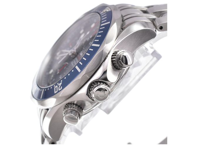 Omega Seamaster Diver 300M Chronometer Chronograph Automatic Stainless Steel 41 - vista 3
