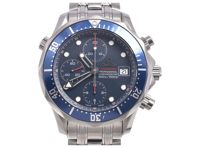 Omega Seamaster Diver 300M Chronometer Chronograph Automatic Stainless Steel 41 - vista 4