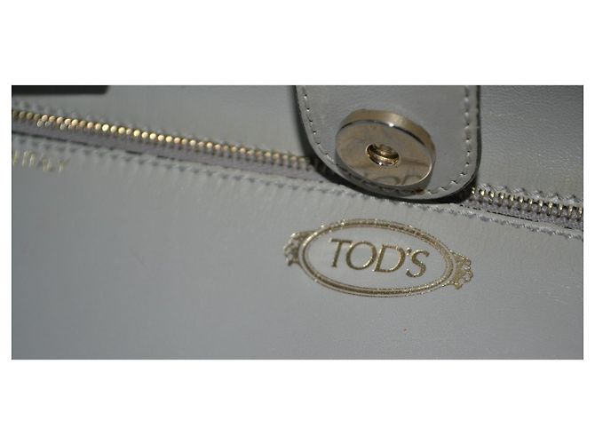 Tod's Cape Bag Borsa a mano in pelle blu - vista 11