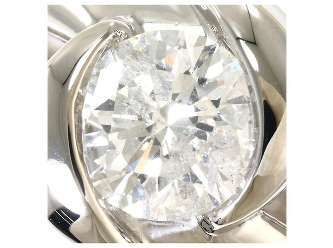 Autre Marque PT900 Platin-Ehering mit Diamant - Ansicht 2