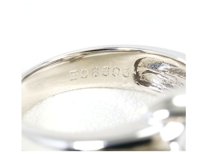 Autre Marque PT900 Platin-Ehering mit Diamant - Ansicht 6