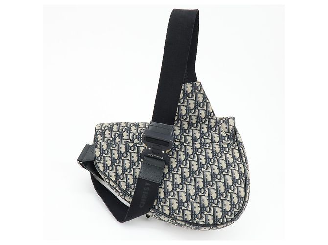 Christian Dior Saddle Messenger Oblique Canvas - vista 2