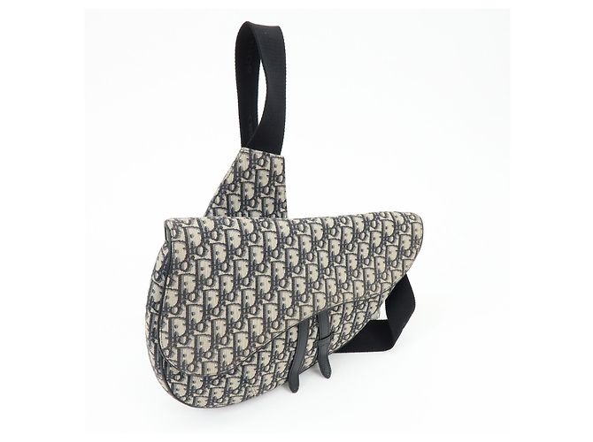 Christian Dior Saddle Messenger Oblique Canvas - vista 4