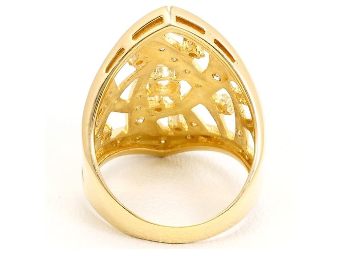 Autre Marque Anello fede in oro giallo 18K e diamanti - vista 4