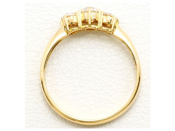 Autre Marque 18K Gelbgold Diamant Bandring - Ansicht 3