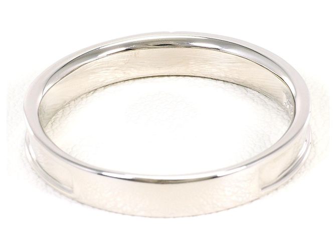Autre Marque PT1000 Platin-Bandring mit Natursteinen - Ansicht 3