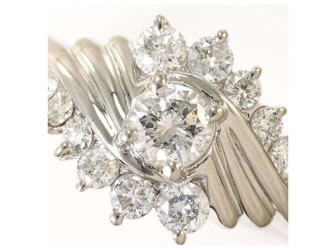 Autre Marque Platin-Diamant-Ehering - Ansicht 2