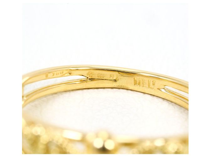 Autre Marque Bändchenring aus 18K Gelbgold - Ansicht 4