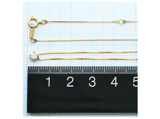 Autre Marque Collana in oro giallo 18K con pendente in diamante - vista 4