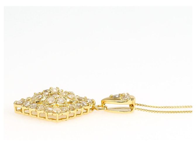 Autre Marque Collana in oro giallo 18K con diamante - vista 2