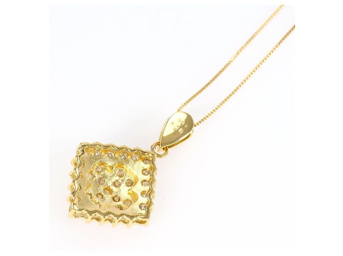 Autre Marque Collana in oro giallo 18K con diamante - vista 3