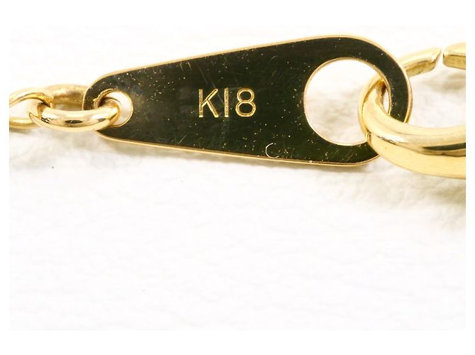 Autre Marque Bracciale con charm in oro giallo 18K e diamanti - vista 4