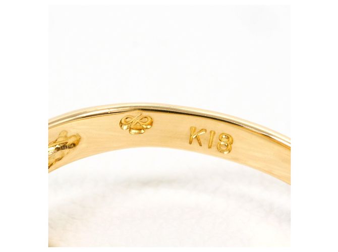 Autre Marque 18K Gelbgold Ringband mit Diamant - Ansicht 5