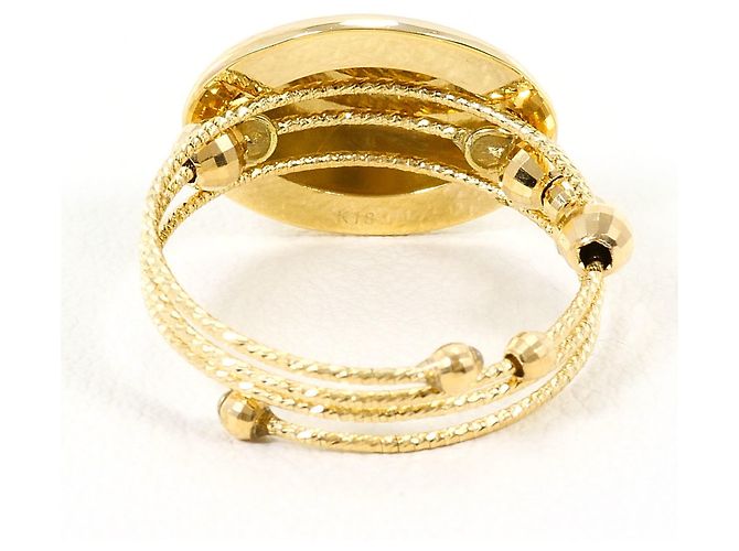 Autre Marque Anello a fascia in oro giallo 18K - vista 3