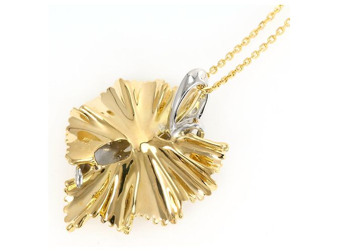 Autre Marque Collana in platino PT900 e oro giallo 18K con diamante - vista 3