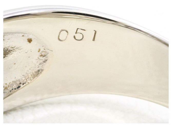 Autre Marque Platin-Ring mit Diamant - Ansicht 6