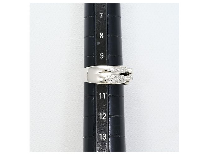 Autre Marque Platin-Ring mit Diamant - Ansicht 7