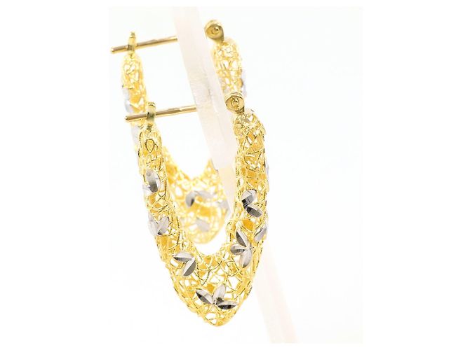 Autre Marque Orecchini a goccia eleganti in oro 18K - vista 2