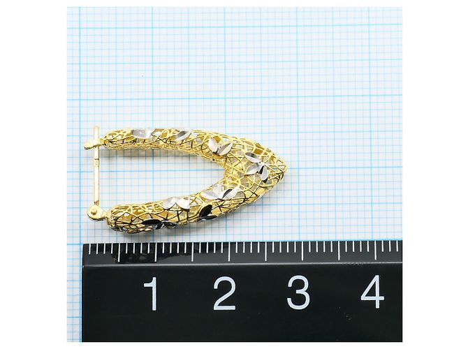 Autre Marque Orecchini a goccia eleganti in oro 18K - vista 3