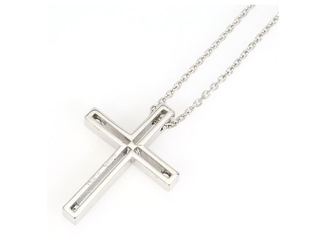 Autre Marque Collana in oro bianco 18K con diamante - vista 3