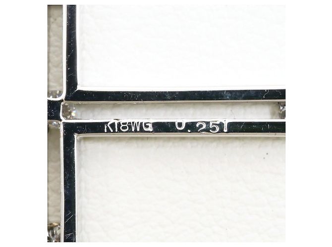 Autre Marque Collana in oro bianco 18K con diamante - vista 4