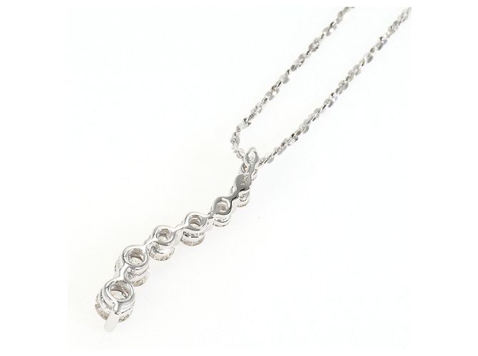 Autre Marque Collana in oro bianco 18K e diamanti - vista 3