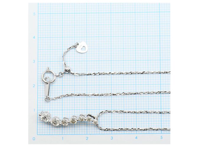 Autre Marque Collana in oro bianco 18K e diamanti - vista 5