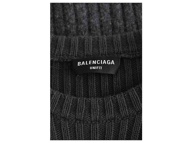 Balenciaga Wollpullover Grau - Ansicht 5
