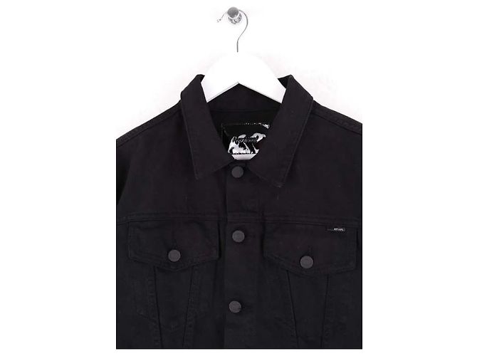 Giacca Mother in cotone nera M - vista 2