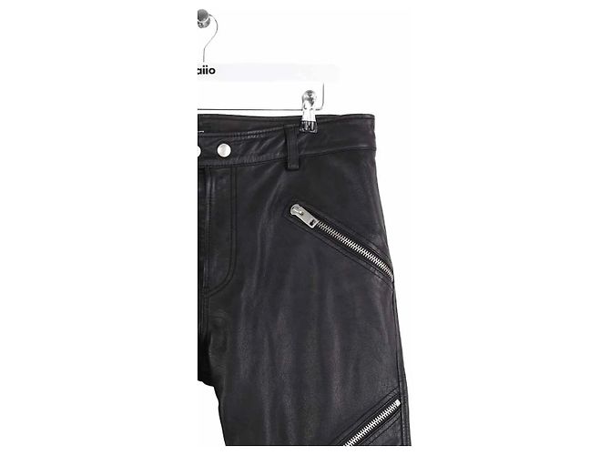 Diesel Lederhose schwarz XL - Ansicht 2