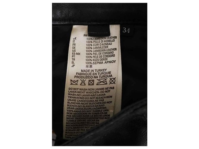 Diesel Lederhose schwarz XL - Ansicht 6