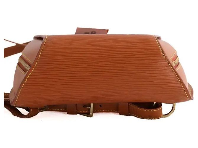 Zaino Louis Vuitton in pelle marrone - vista 4