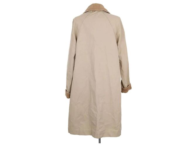 Autre Marque Abrigo Damson Madder de algodón beige - vista 4
