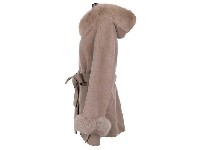 Abrigo Max Mara de lana beige - vista 3