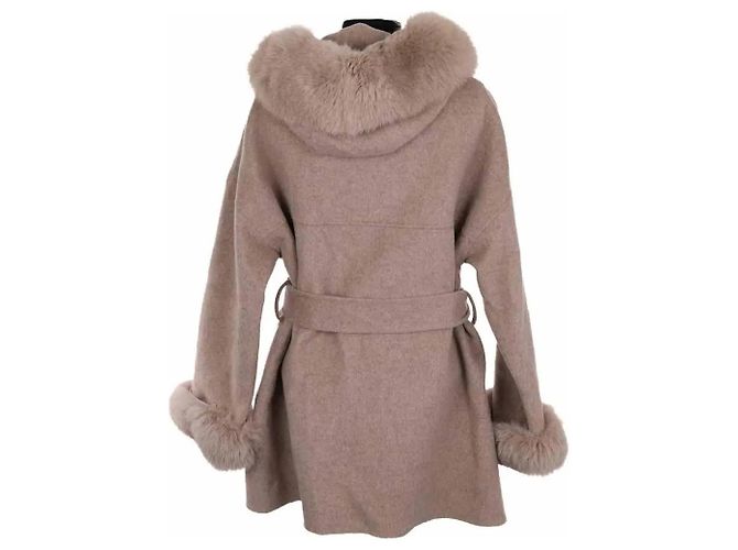Abrigo Max Mara de lana beige - vista 4