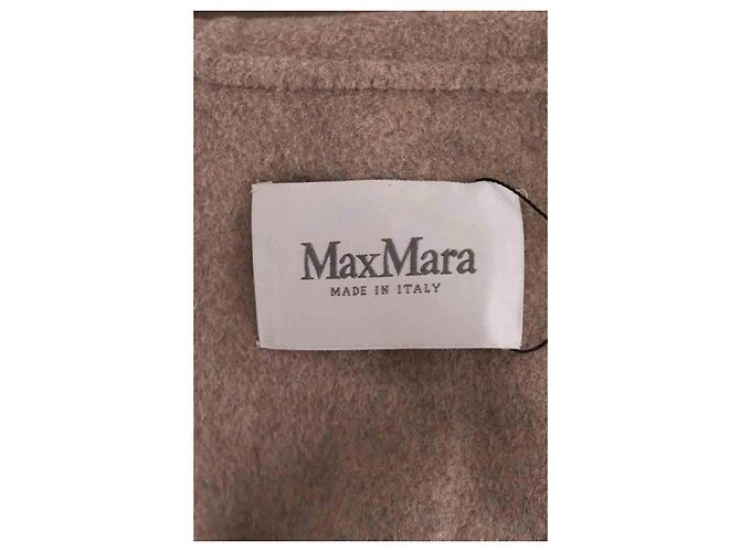 Abrigo Max Mara de lana beige - vista 5