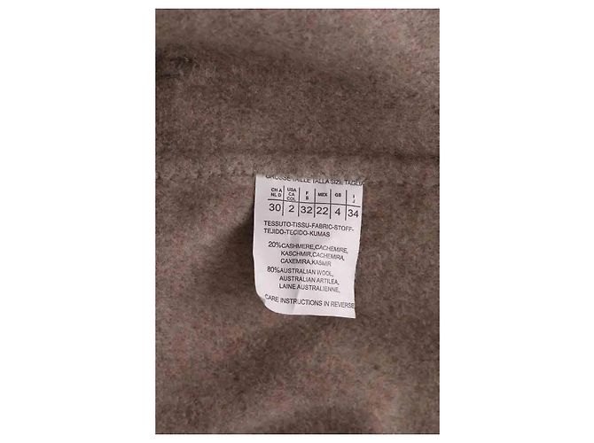 Abrigo Max Mara de lana beige - vista 6